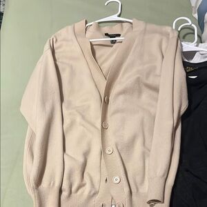 Cream colored cardigan